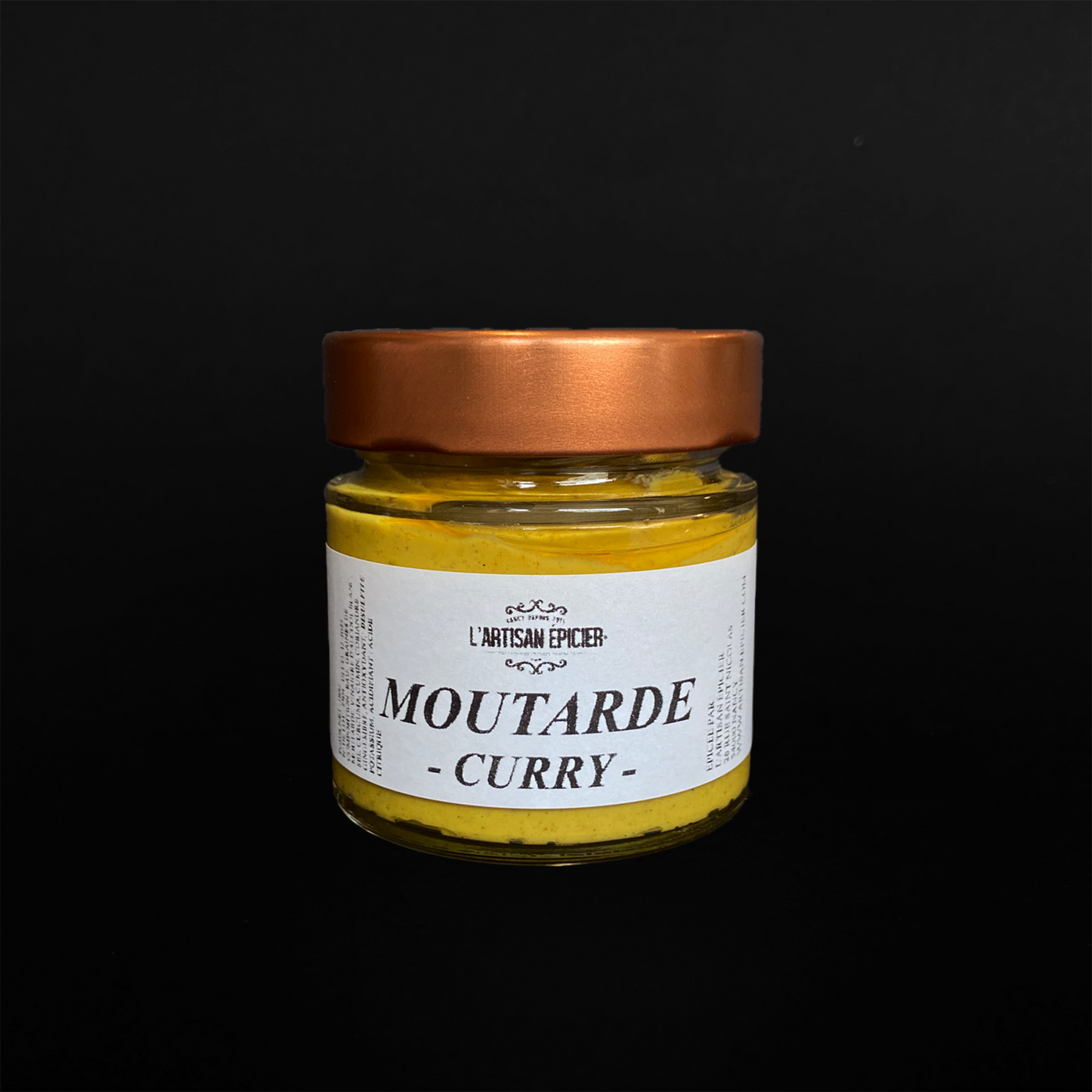 Moutarde au Curry 'Maison' - 110g/pot