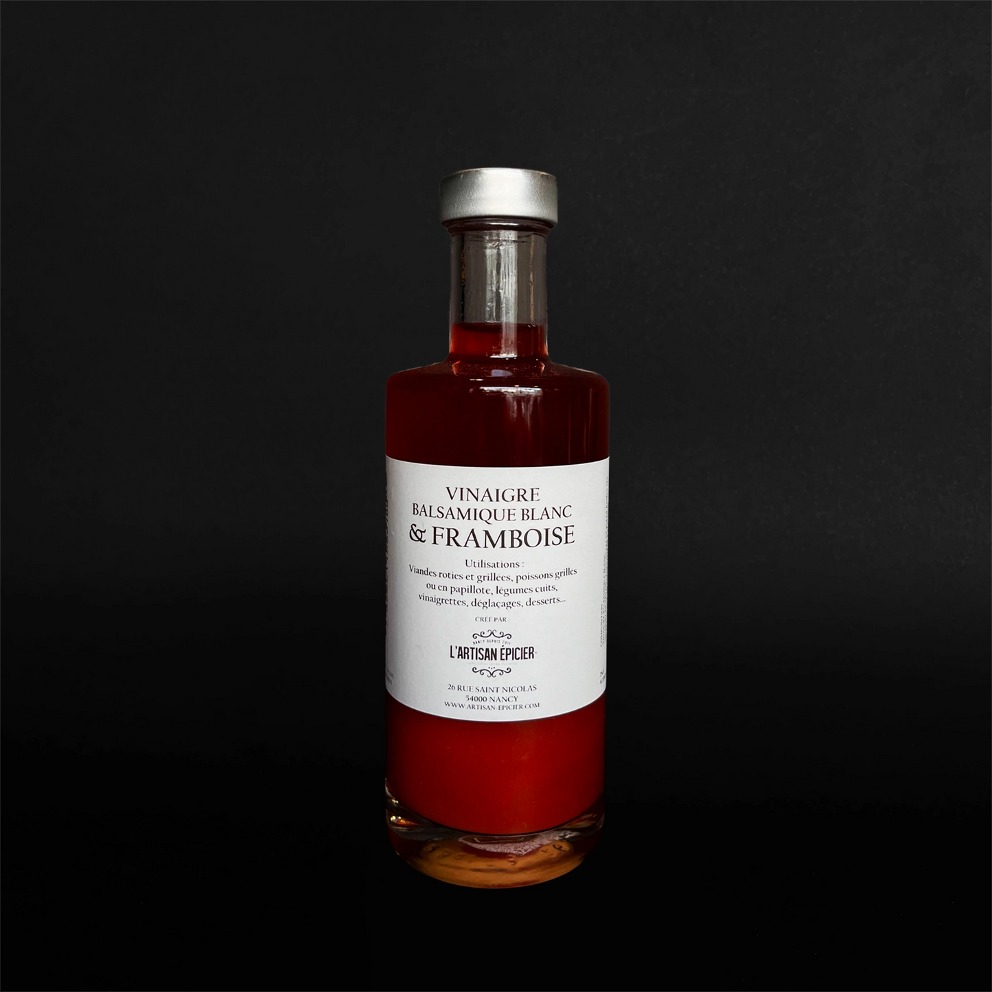 Vinaigre Balsamique Blanc & Framboise - 25cl