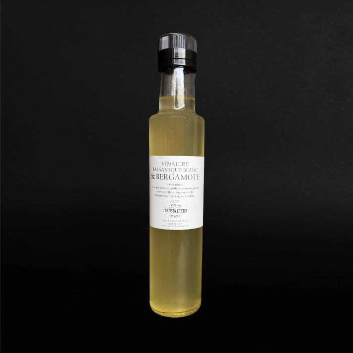 Vinaigre balsamique blanc à la bergamote - 25cl