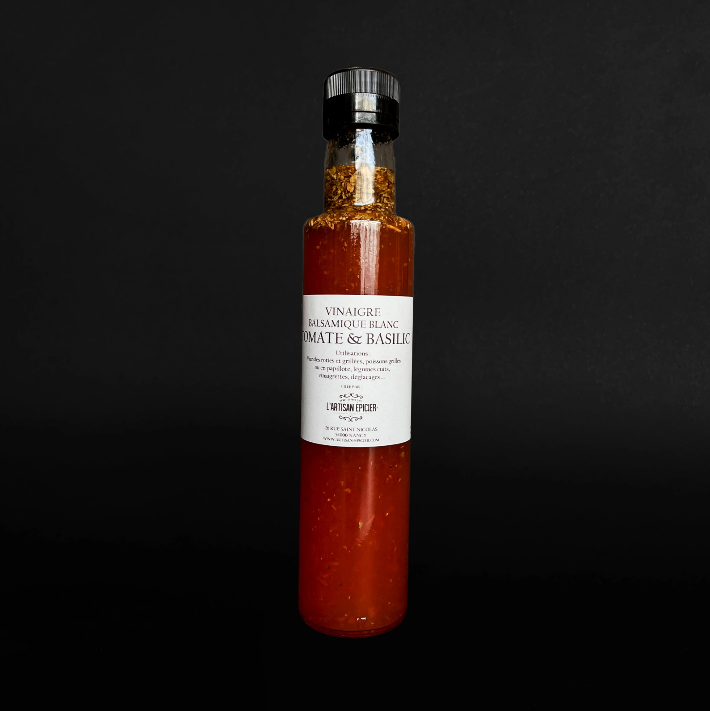 Vinaigre balsamique blanc tomate et basilic 25cl