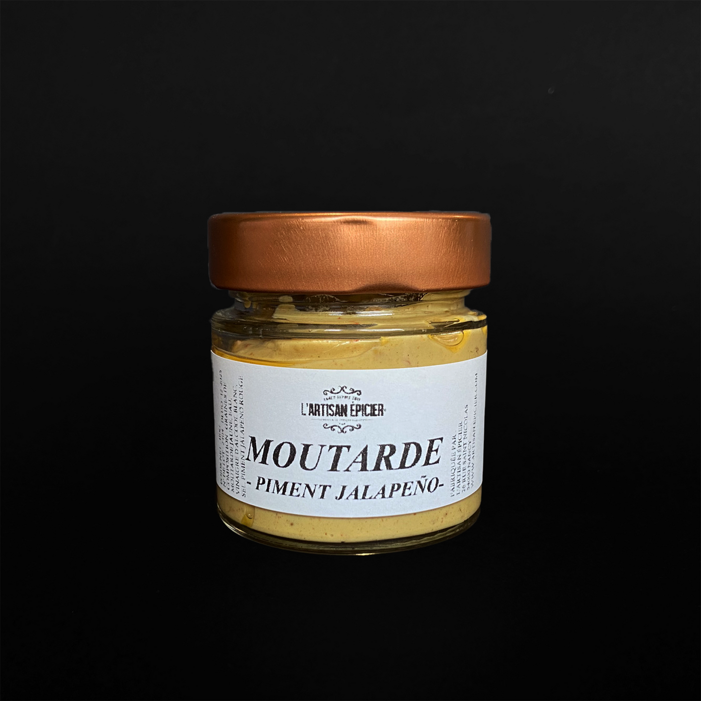 Moutarde piment Jalapeño - 110g/pot