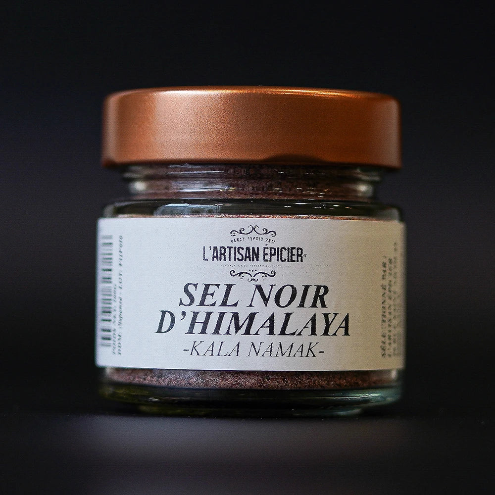 Sel noir de l'Himalaya (Kala Namak) - 100g/pot