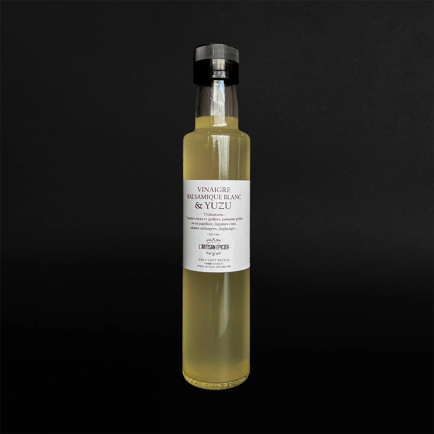 Vinaigre balsamique blanc Yuzu - 25cl